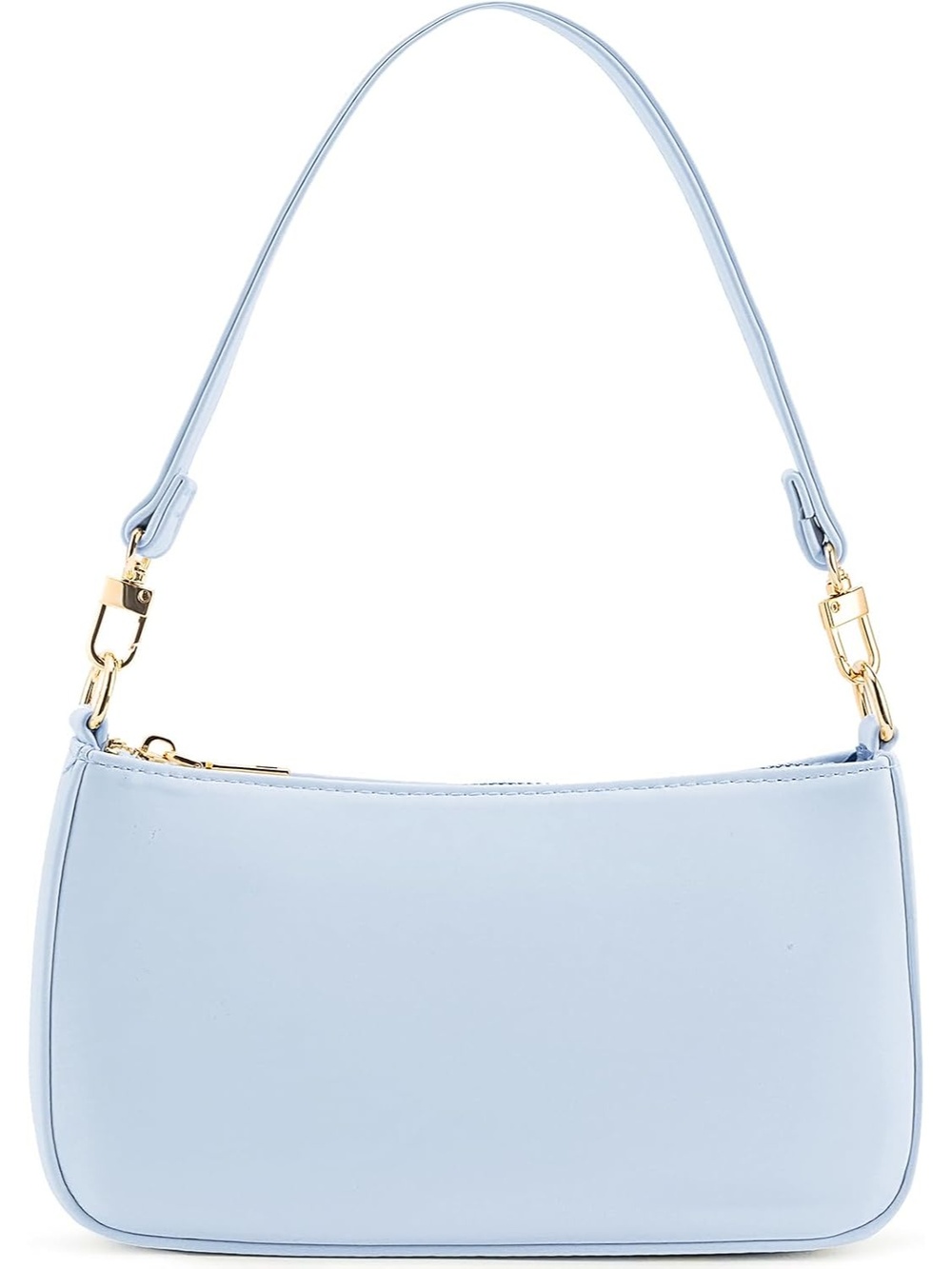 〽️ Women's Light Blue Vegan Leather Retro Hobo Purses Pockets Crossbody Bags